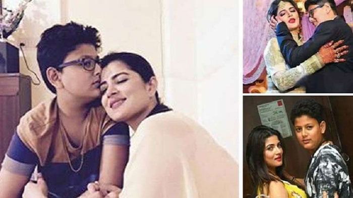 ছেলের সঙ্গে শ্রাবন্তীর যত ছবি - West Bengal News 24