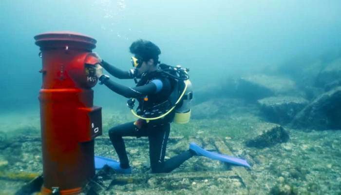 Under Water Post Box Under Water Post Box