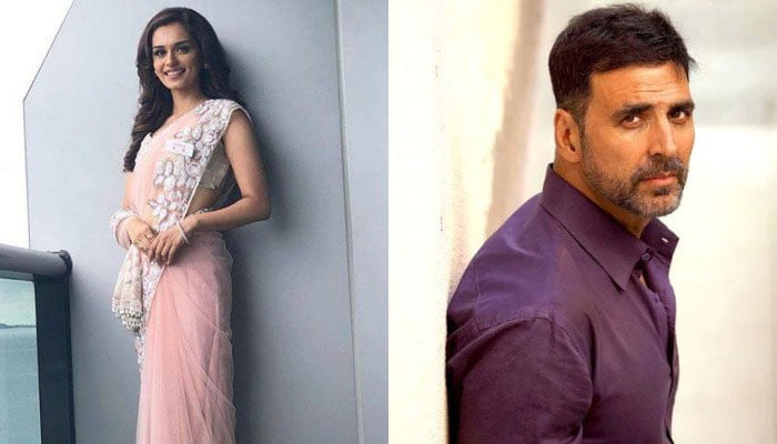 Akshay kumar and Manushi Chhillar