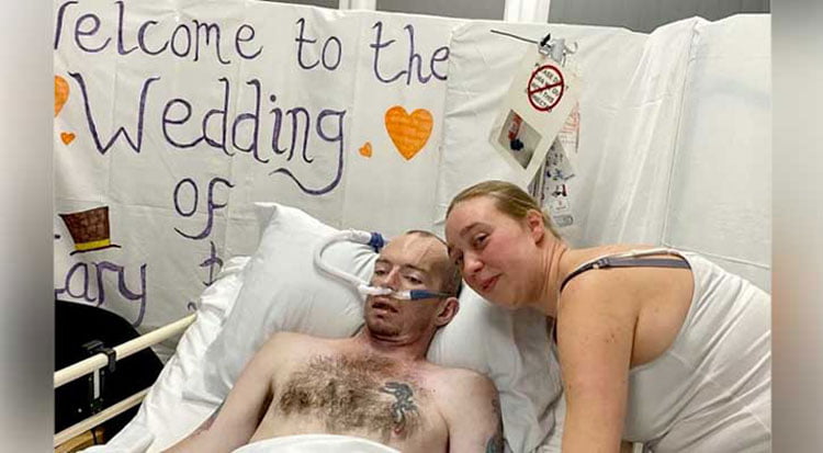 প্রেমিকের ইচ্ছা পূরণে মৃত্যুশয্যায় বিয়ে! - West Bengal News 24