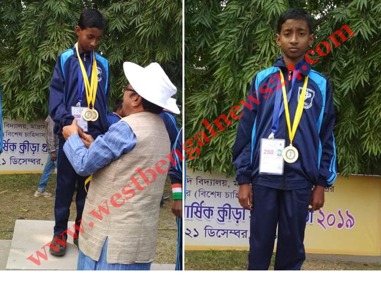 রাজ্য চ্যাম্পিয়ান হুগলির পুড়শুড়ার সাহাপুর গ্রামের নন্দিনী সাঁতরা - West Bengal News 24