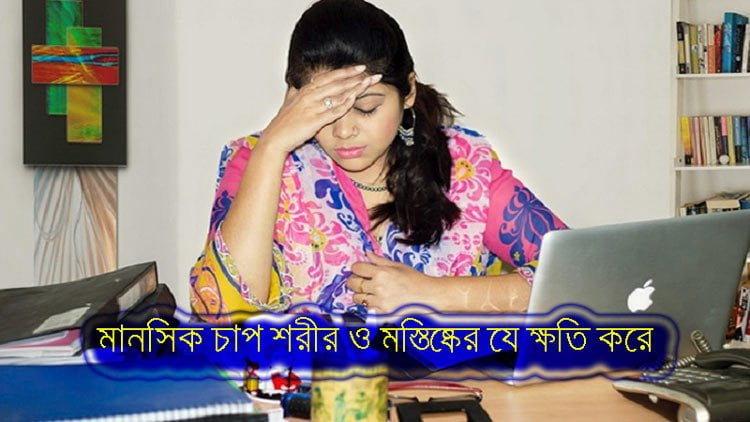 মানসিক চাপ শরীর ও মস্তিষ্কের যে ক্ষতি করে - West Bengal News 24