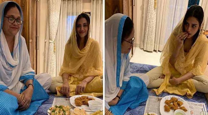 নিয়ম মেনে রোজা রাখলেন অভিনেত্রী-সাংসদ, মায়ের সঙ্গে ইফতারে রকমারি খাবার ! - West Bengal News 24