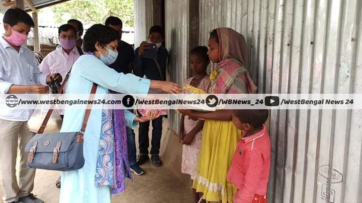 ঘাসিপুর এলাকার তিন অনাথ শিশুর পাশে দাঁড়ালেন রাজ্যসভার সাংসদ তথা তৃণমূল জেলা সভাপতি অর্পিতা ঘোষ - West Bengal News 24