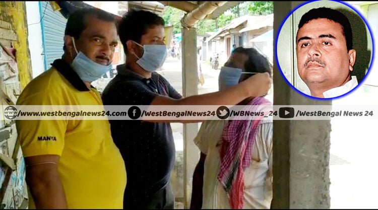 ঝাড়গ্রাম জেলাবাসীর জন্য কুড়ি হাজার মাস্ক পাঠালেন শুভেন্দু অধিকারী - West Bengal News 24