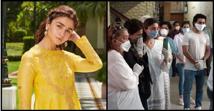 হবু শ্বশুরের বিদায় বেলাতেও পাশে ছিলেন আলিয়া - West Bengal News 24