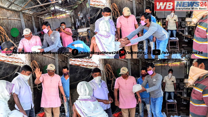 গঙ্গাসাগরের দুস্থ অসহায় মানুষদের সাহায্যের হাত বাড়ালো বিশ্ব হিন্দু পরিষদ ! - West Bengal News 24