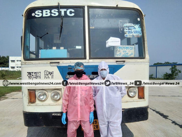দু’মাস পরে সবুজ জেলা ঝাড়গ্রামে চলল যাত্রীবাহী সরকারি বাস - West Bengal News 24