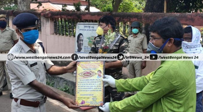 জঙ্গলমহলে করোনা যুদ্ধের ‘সৈনিকদের’ কুর্নিশ জানাল তৃণমূল - West Bengal News 24
