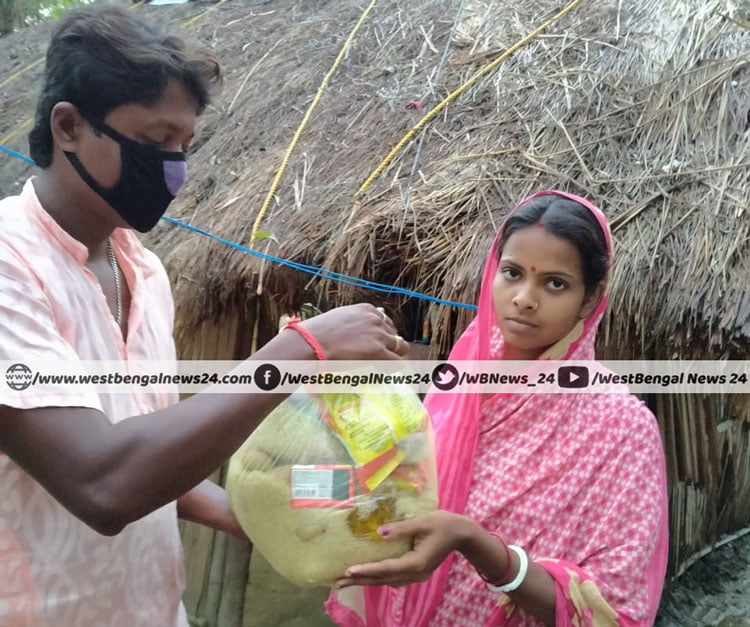 লক ডাউনের তৃতীয় পর্যায়ে ঘরবন্দী সাগর বাসীর পাশে বিশ্ব হিন্দু পরিষদ ও বজরং দল - West Bengal News 24