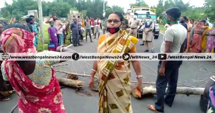 কোয়ারান্টাইন কেন্দ্রে অসুস্থ পরিযায়ীকে হাসপাতালে নিয়ে যেতে গড়িমসি, ক্ষোভে পথ অবরোধ - West Bengal News 24
