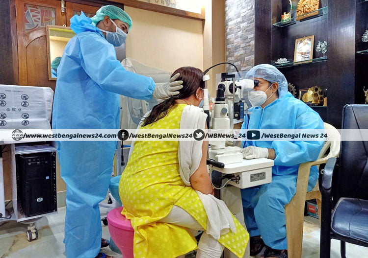 করোনা ঠেকাতে পার্সোনাল প্রোটেক্টিভ ইক্যুপমেন্ট পরে চেম্বারে রোগী দেখছেন ঝাড়গ্রামের বিশেষজ্ঞ চিকিৎসকরা - West Bengal News 24 করোনা ঠেকাতে পার্সোনাল প্রোটেক্টিভ ইক্যুপমেন্ট পরে চেম্বারে রোগী দেখছেন ঝাড়গ্রামের বিশেষজ্ঞ চিকিৎসকরা - West Bengal News 24