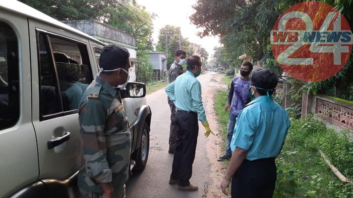 মাস্ক না পরায় স্বাস্থ্যবিধির পাঠ পড়ালেন মহকুমাশাসক - West Bengal News 24