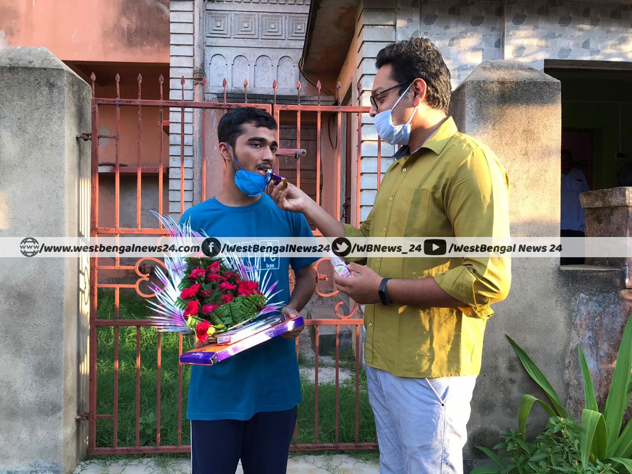 বাধা ঠেলে উচ্চ মাধ্যমিকে মনের জোরে ‘সব্যসাচী’ সন্দীপন - West Bengal News 24