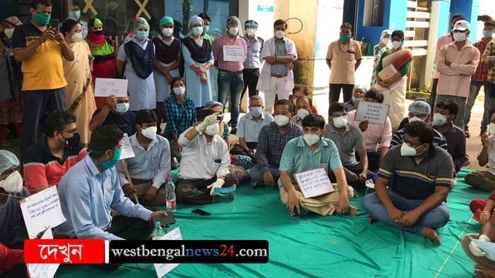 ঝাড়গ্রামে করোনা নিয়ে ভাঙল ক্ষোভের বাঁধ - West Bengal News 24