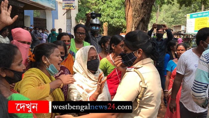 ঝাড়গ্রামে করোনা নিয়ে ভাঙল ক্ষোভের বাঁধ - West Bengal News 24