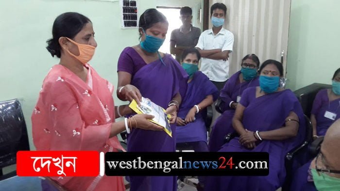লালগড়ের করোনা যোদ্ধাদের কুর্নিশ - West Bengal News 24