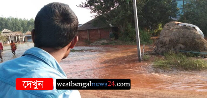 আচমকা দুর্বল ক্যানেলের পাড় ভেঙ্গে জলে প্লাবিত এলাকা - West Bengal News 24 আচমকা দুর্বল ক্যানেলের পাড় ভেঙ্গে জলে প্লাবিত এলাকা - West Bengal News 24