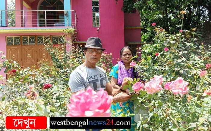 ‘গোলাপ বাড়ি’র চিত্তরঞ্জন মজুমদার মজে আছেন গোলাপের চর্চায় - West Bengal News 24