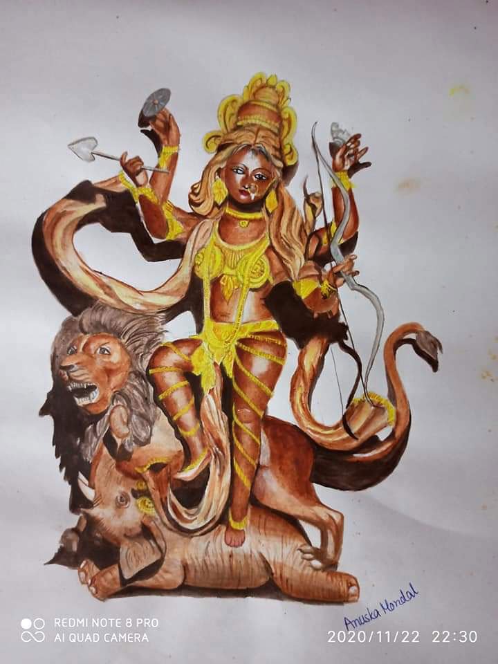 বাঁকুড়ার জয়পুরের অনুস্কা হতে চায় চিত্রশিল্পী - West Bengal News 24