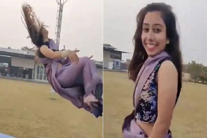 শাড়ি পরে একের পর এক ভল্ট দিচ্ছেন মহিলা! ভাইরাল ভিডিও - West Bengal News 24