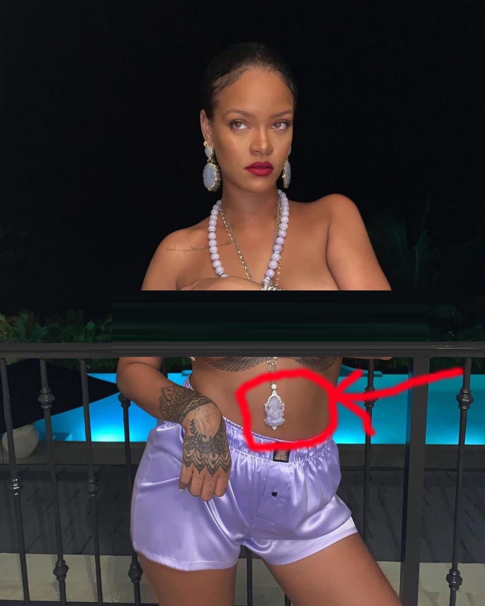 গণেশের মূর্তি গলায় ঝুলিয়ে ‘নগ্ন’ ছবি পোস্ট রিহানার - West Bengal News 24