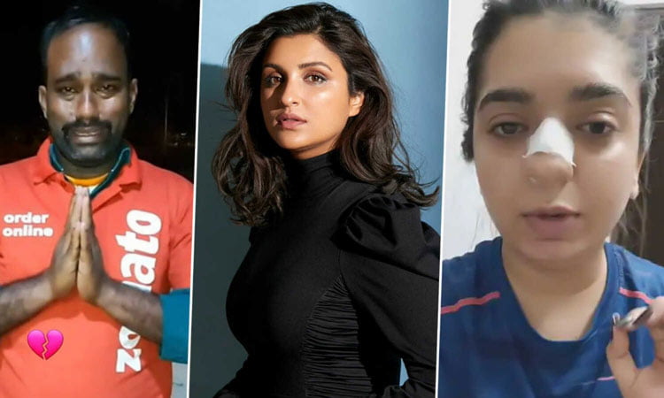 zomato delivery boy case : ‘অমানবিক, লজ্জাজনক’, জোম্যাটো কাণ্ডে সরব পরিণীতি চোপড়া - West Bengal News 24