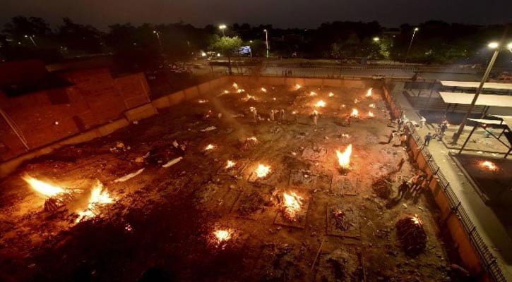 দিল্লিতে পার্ক-মাঠে অস্থায়ী শ্মশান, এবার ফুরিয়েছে কাঠ - West Bengal News 24 দিল্লিতে পার্ক-মাঠে অস্থায়ী শ্মশান, এবার ফুরিয়েছে কাঠ - West Bengal News 24