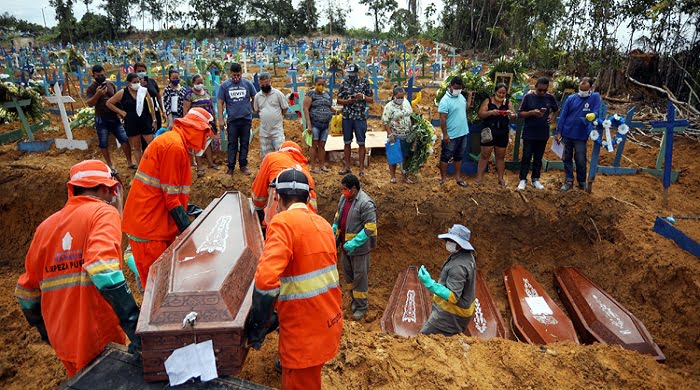 ব্রাজিলে একদিনে করোনায় ৪ হাজারের বেশি মানুষের মৃত্যু - West Bengal News 24