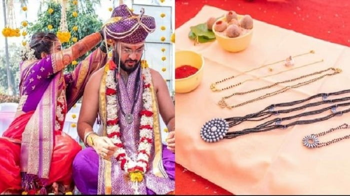 কয়েকশ বছরের রীতি ভেঙে স্বামীকে মঙ্গলসূত্র পরালেন স্ত্রী! - West Bengal News 24