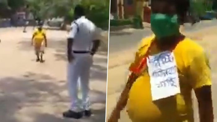 লকডাউনে ‘মিষ্টি কিনতে যাচ্ছি’ কার্ড গলায় ঝুলিয়ে বেরিয়ে ভাইরাল ব্যক্তি! ভিডিও সংযুক্ত - West Bengal News 24