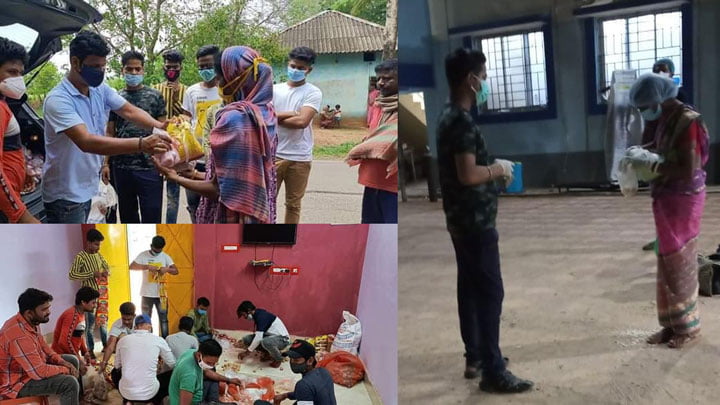 করোনা আক্রান্ত পরিবারের পাশে ‘সবুজ সেনা’ - West Bengal News 24
