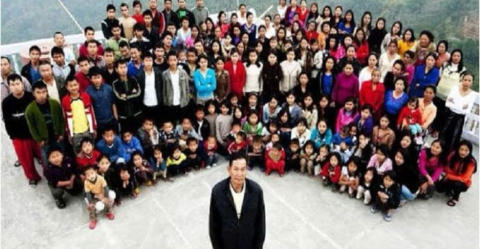 Ziona Chana : ৩৮ স্ত্রী, ৮৯ সন্তান! মারা গেলেন ভারত তথা বিশ্বের বৃহত্তম পরিবারের কর্তা - West Bengal News 24