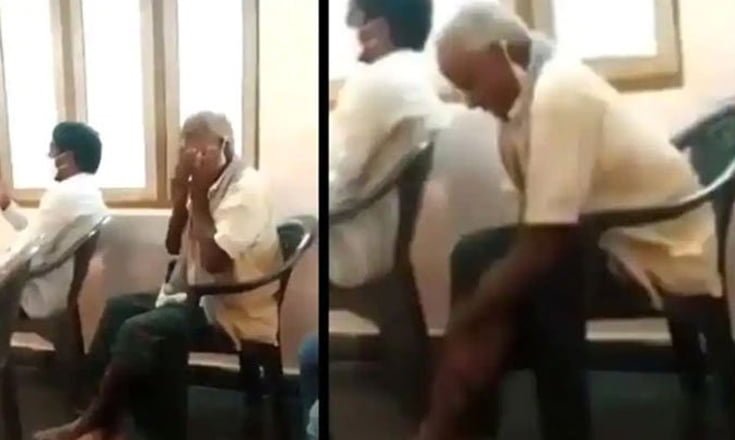 পুরো শরীরে স্যানিটাইজার মাখার ভাইরাল ভিডিও - West Bengal News 24