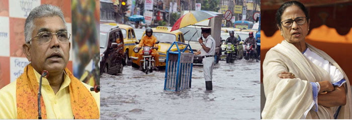 ‘ইচ্ছাই নেই কাজ করার’, কলকাতার জলনিয়ন্ত্রন মমতা সরকারকে বেনজির আক্রমন দিলীপের - West Bengal News 24