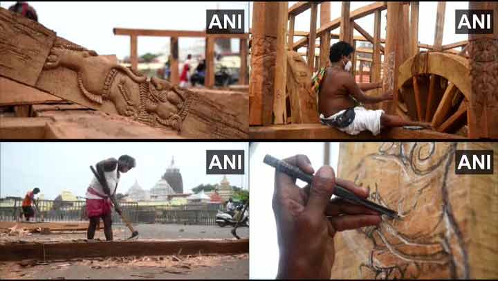 দিন কয়েক পরেই রথযাত্রা উৎসব, পুরীর জগন্নাথ মন্দিরে রথ তৈরির কাজ সারতে চলছে জোর কদমে প্রস্তুতি - West Bengal News 24 দিন কয়েক পরেই রথযাত্রা উৎসব, পুরীর জগন্নাথ মন্দিরে রথ তৈরির কাজ সারতে চলছে জোর কদমে প্রস্তুতি - West Bengal News 24