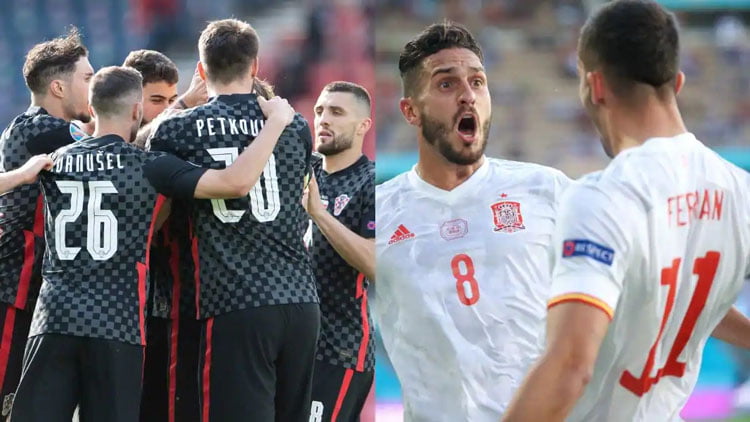Croatia vs Spain Euro 2021 : ৮ গোলের থ্রিলার জিতে কোয়ার্টারে স্পেন - West Bengal News 24