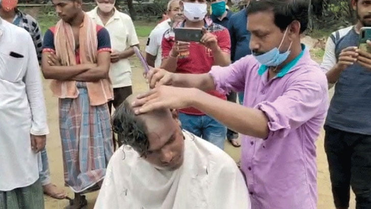 ন্যাড়া হয়ে তৃণমূলে ফিরলেন ৫০০ বিজেপি কর্মী - West Bengal News 24