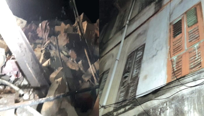 বাগবাজারে ভেঙে পড়ল শতাব্দী প্রাচীন বাড়ির বারান্দার একাংশ, গ্রিল কেটে উদ্ধার ১২ বাসিন্দা - West Bengal News 24