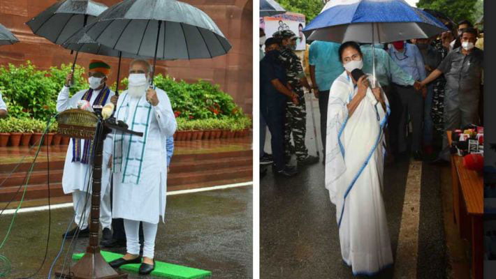 নিজের ছাতা নিজে ধরো, মোদীকে বার্তা মমতার - West Bengal News 24