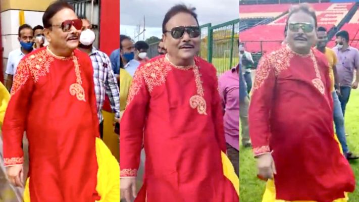 Madan Mitra : প্রতিশ্রুতি মতোই ইস্টবেঙ্গল ক্লাবে এলেন মদন মিত্র, লাল-হলুদে হাজির হয়ে তুলে দিলেন একমাসের বেতন - West Bengal News 24