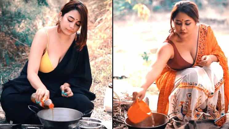 এমন পোশাকেও রান্না শেখানো যায়! নেটিজেনদের চর্চায় ২ সুন্দরীর - West Bengal News 24