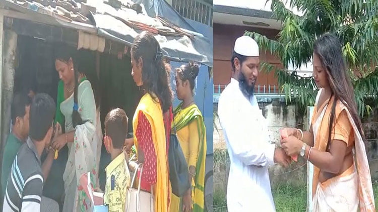 নদীয়ার শান্তিপুরে বৃহন্নলারা রাখি বন্ধনে আবদ্ধ করলো সমাজের সকল স্তরের প্রতিনিধিদের - West Bengal News 24