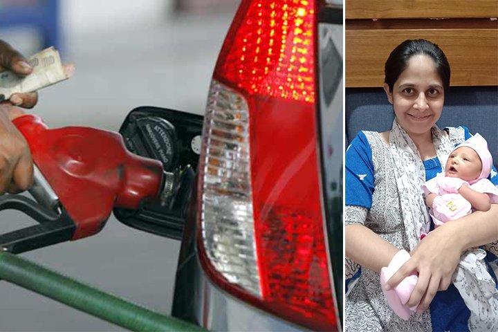 কন্যাসন্তান হওয়ার খুশিতে অতিরিক্ত পেট্রোল দিলেন পাম্প মালিক - West Bengal News 24
