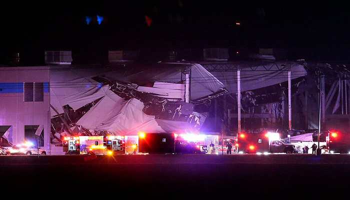 যুক্তরাষ্ট্রে ভয়াবহ টর্নোডো, কমপক্ষে ৫০ প্রাণহানী - West Bengal News 24