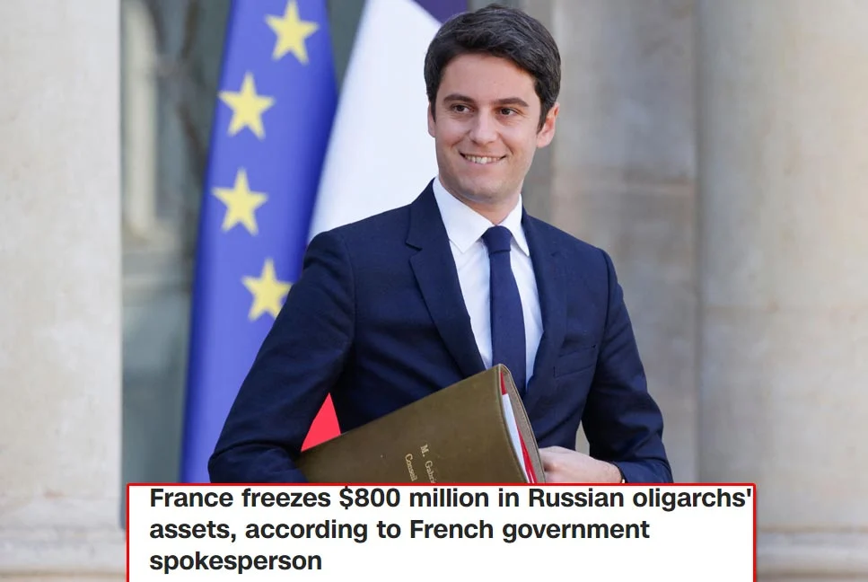 রুশ ধনকুবেরদের ৮০০ মিলিয়ন ডলার জব্দ করেছে ফ্রান্স - West Bengal News 24