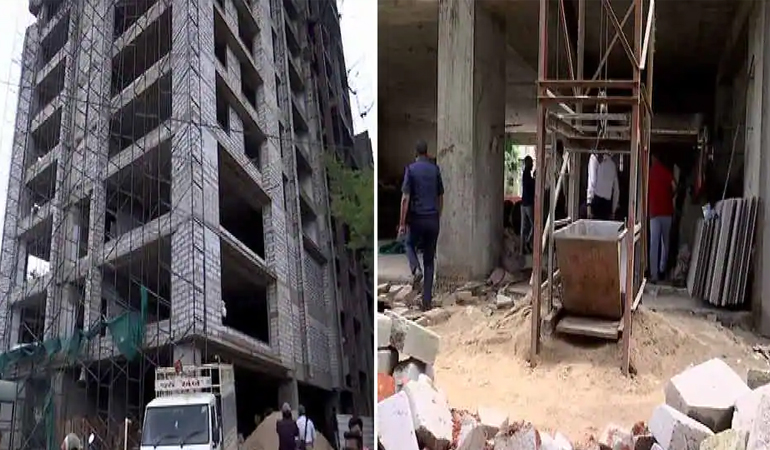 সাত তলা থেকে লিফট ছিঁড়ে পড়ে ৭ জনের মৃত্যু - West Bengal News 24