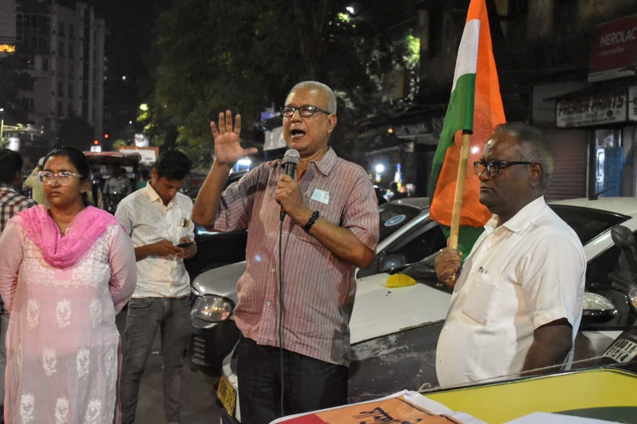 ভারত জোড়ো যাত্রার সংহতি পদযাত্রার সমর্থনে শামসুল হুদা রোডে পথসভা - West Bengal News 24