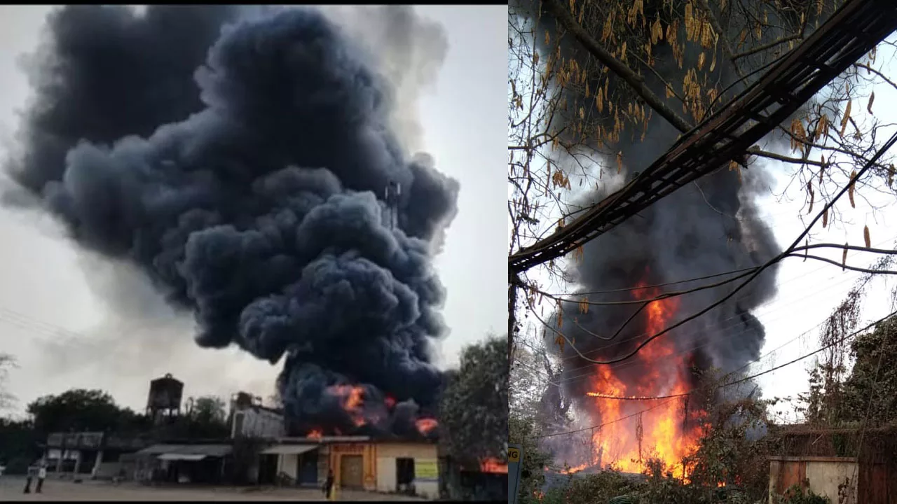 বিধান রায়ের প্রানের শহর বড়শুলের শতাব্দী প্রাচীন টেলিফোন এক্সচেঞ্জ অফিসের গোডাউনে আগুন - West Bengal News 24