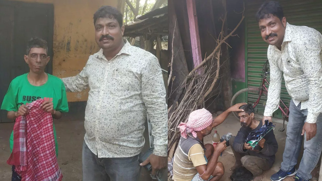 পুলিশের মানবিক মুখ, ভবঘুরের চুলদাড়ি কাটিয়ে নতুন পোষাক দিলেন ঝাড়গ্রাম আদালতের এক পুলিশ কর্মী - West Bengal News 24 পুলিশের মানবিক মুখ, ভবঘুরের চুলদাড়ি কাটিয়ে নতুন পোষাক দিলেন ঝাড়গ্রাম আদালতের এক পুলিশ কর্মী - West Bengal News 24